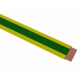 PVC Covered Copper Tape Green & Yellow 25mm x 3.0mm Per Metre